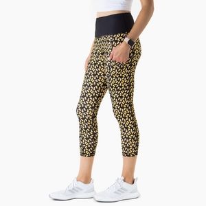 ISO Gone For A Run Candy Corn Halloween Performance Capri Leggings S or M